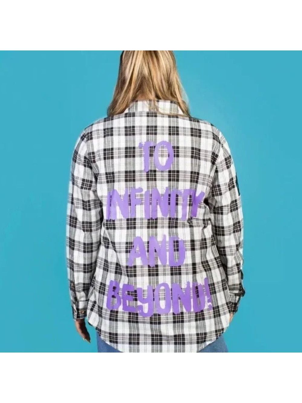 Disney Buzz Lightyear Flannel Shirt by Cakeworthy from Toy Story 4 - Size Medium